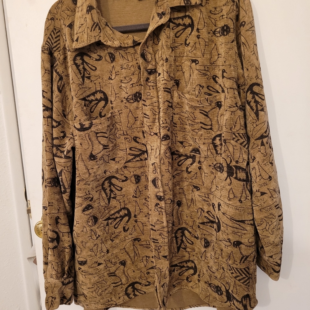 Vintage chicos design button up shirt